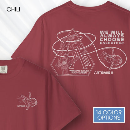 artemis-ii-mission-nasa-inspired-unisex-graphic-tee-space-lover-tshirt-hand-drawn-art-comfort-colors-chili