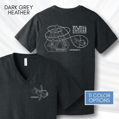 artemis-ii-mission-nasa-inspired-unisex-v-neck-graphic-tee-space-lover-tshirt-hand-drawn-art-dark-grey-heather