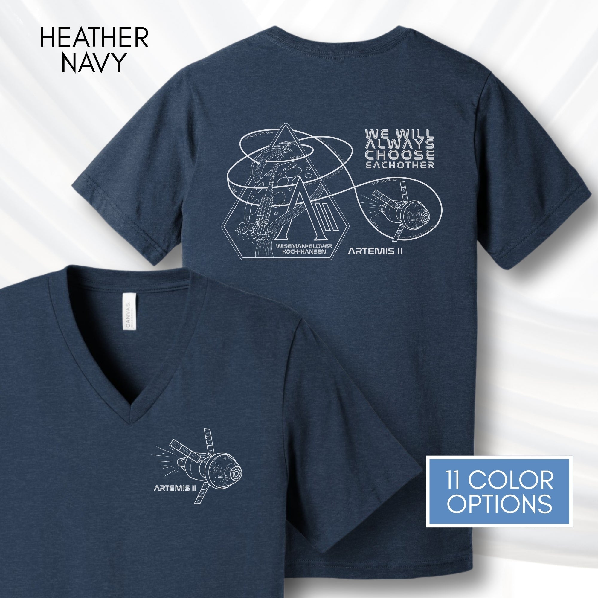 artemis-ii-mission-nasa-inspired-unisex-v-neck-graphic-tee-space-lover-tshirt-hand-drawn-art-heather-navy