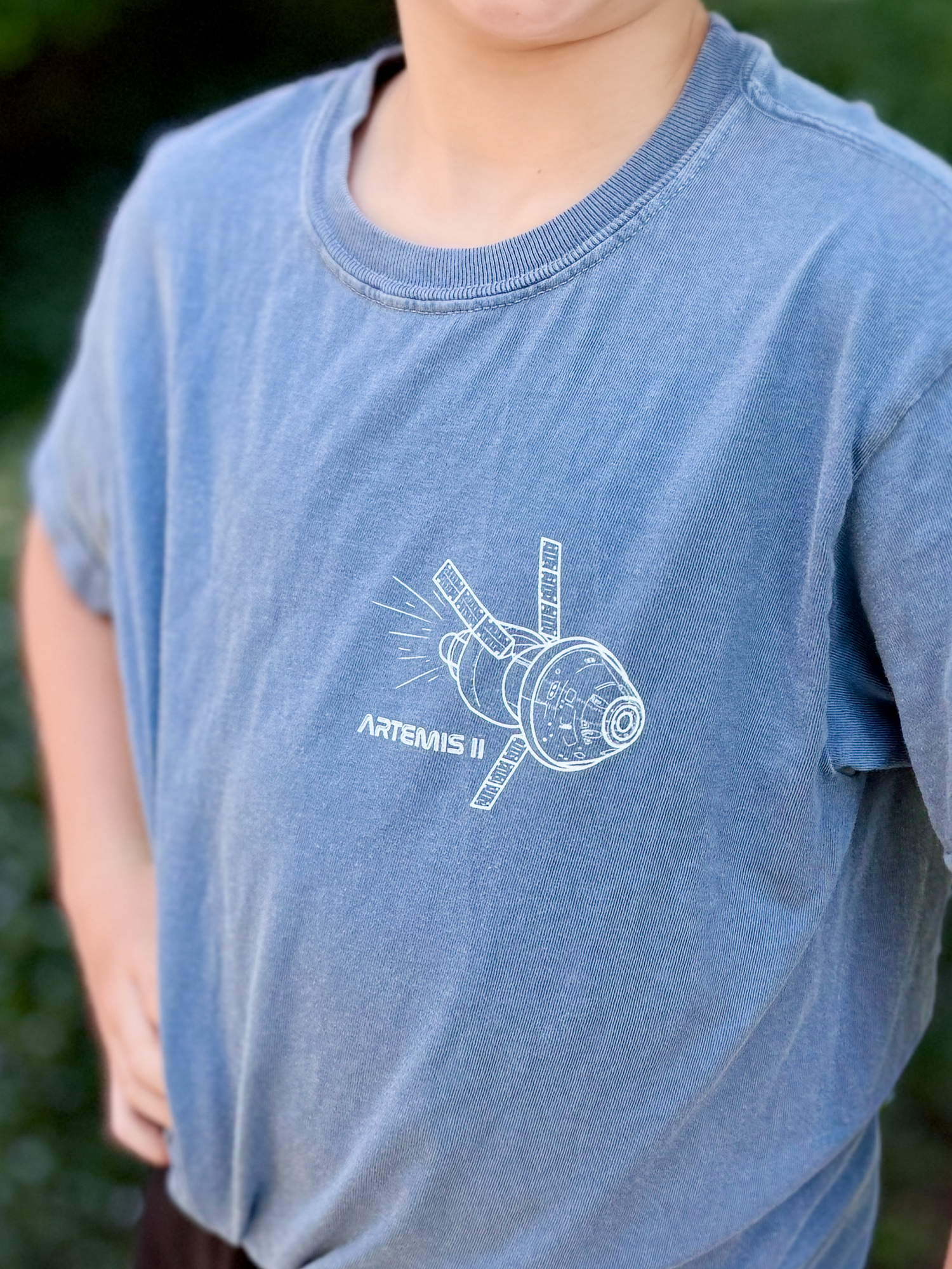 artemis-ii-mission-nasa-inspired-unisex-youth-graphic-tee-hand-drawn-space-art-t-shirt-comfort-colors-kids-apparel
