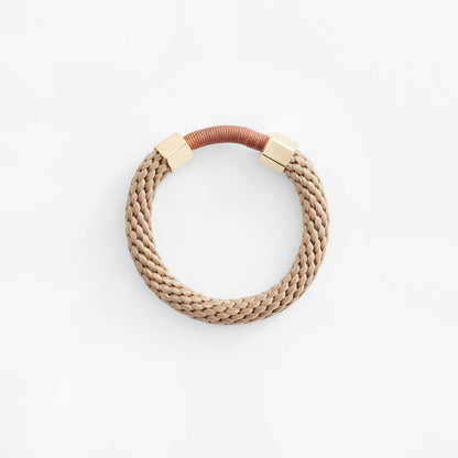 Aruba Rope &amp; Brass Wrapped Bracelet