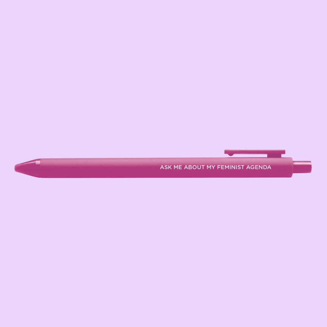 Ask me about my feminist agenda pen - MangoIllustrated - Pens
