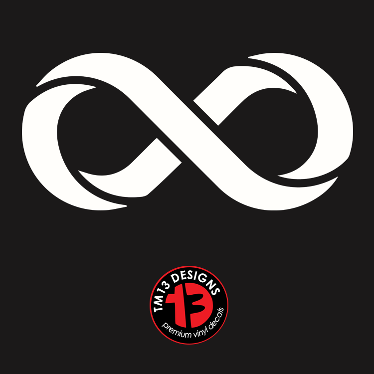 Autism | Neurodivergent | Pride Styles Infinity Ribbon Vinyl Decal