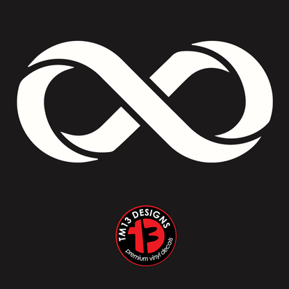 Autism | Neurodivergent | Pride Styles Infinity Ribbon Vinyl Decal
