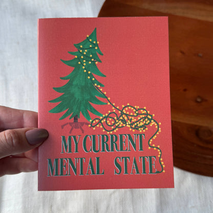 My Current Mental State | Funny Christmas Card