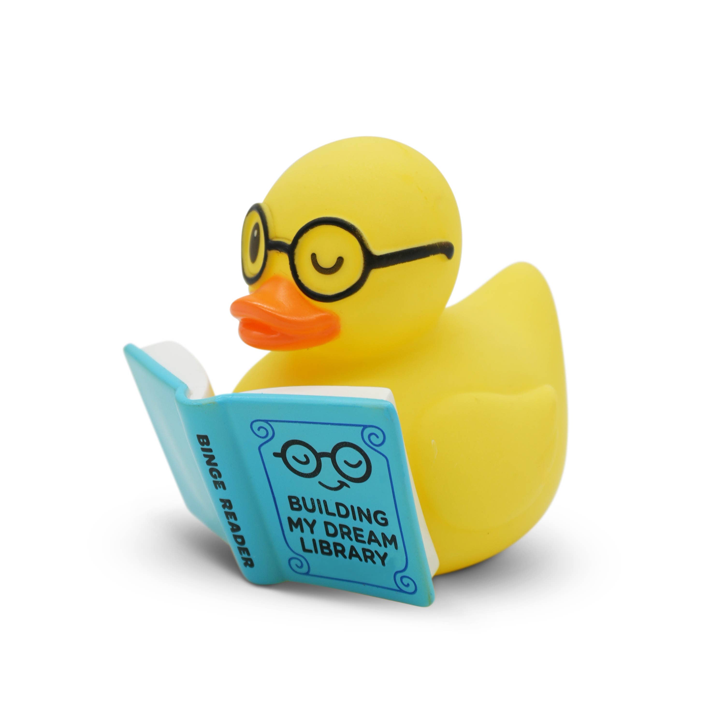 Building My Dream Library Rubber Duck | Book Lover Desk Decor