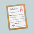 The image is a greeting card with a blank space for a message and a heart symbol.
