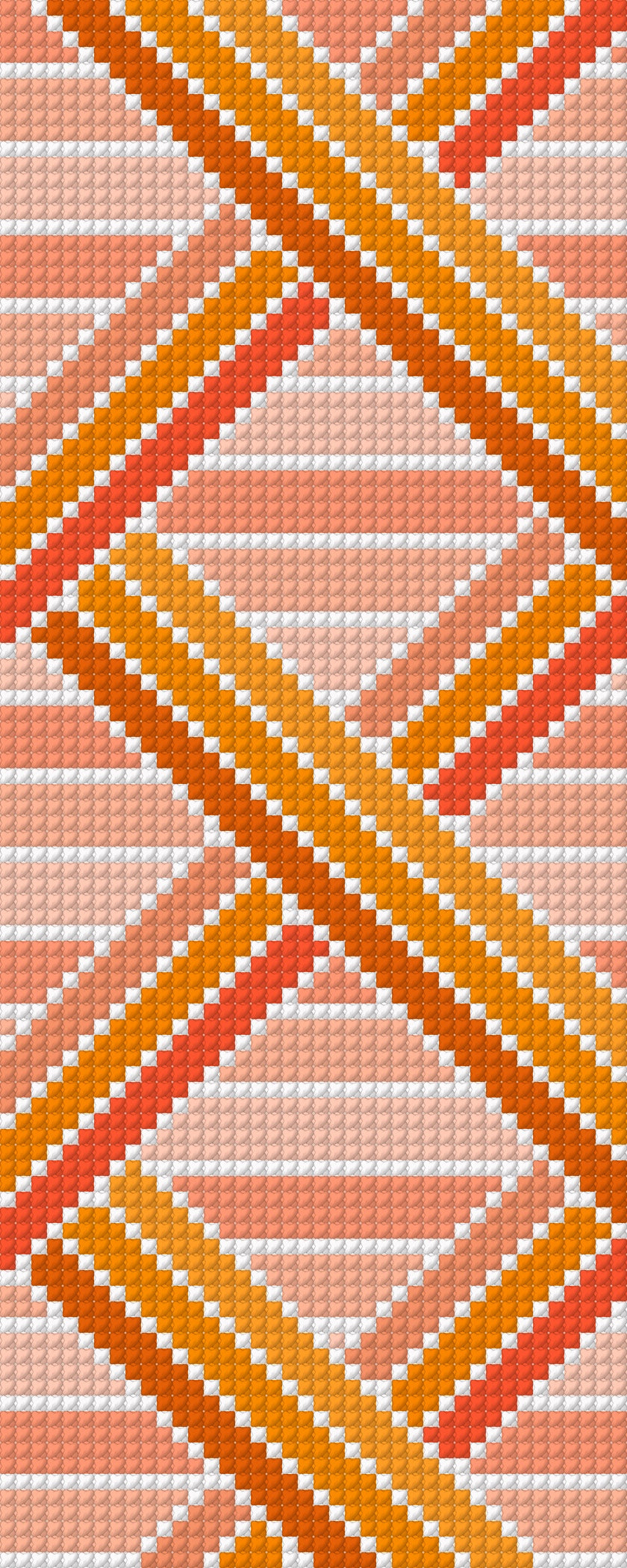 Geometric Bookmark - Orange