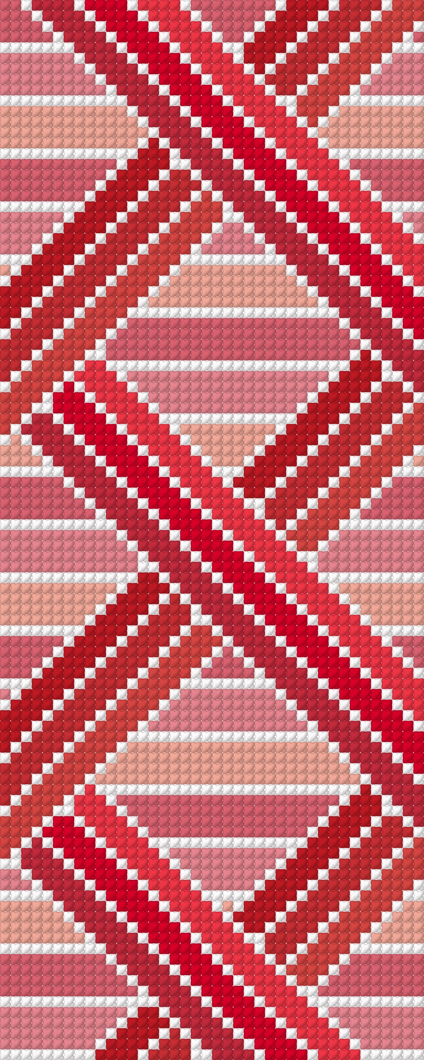 Geometric Bookmark - Red