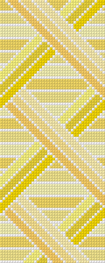 Geometric Bookmark - Yellow