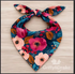 Cranberry Kisses Floral Bandana