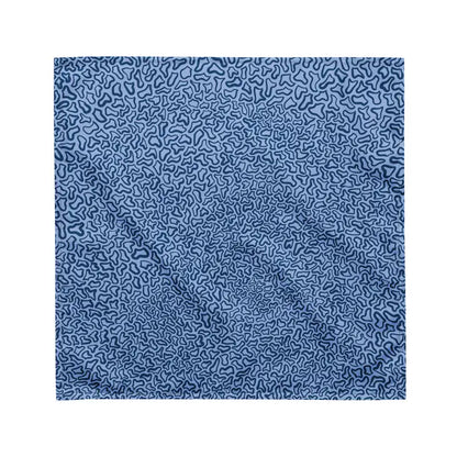 Blue Doodle Bandana