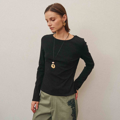 Pre-Order: The Able Lace Back Long Sleeve Top