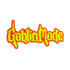 Goblin Mode logo with orange and green text on a white background