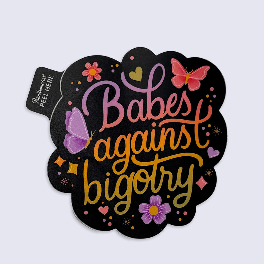 Sticker with &