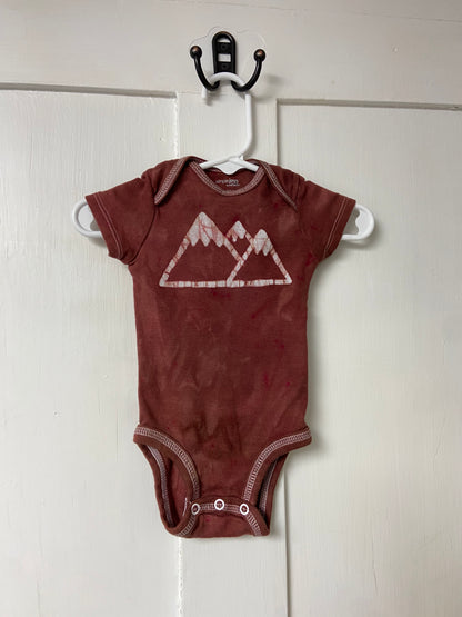 Mountain Baby Bodysuit, Short Sleeves