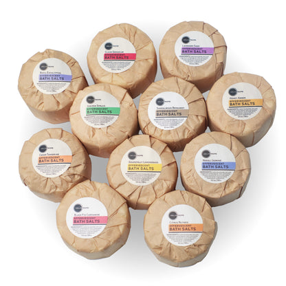 Effervescent Bath Salts w/Jojoba &amp; Silk Proteins fizzy bath bombs