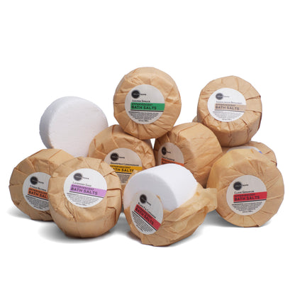 Effervescent Bath Salts w/Jojoba &amp; Silk Proteins fizzy bath bombs