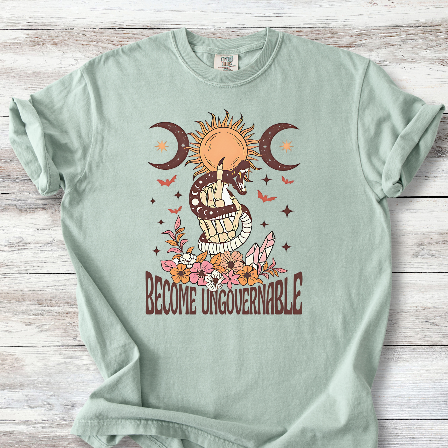Become Ungovernable Feminist T-Shirt, Empowerment Tee