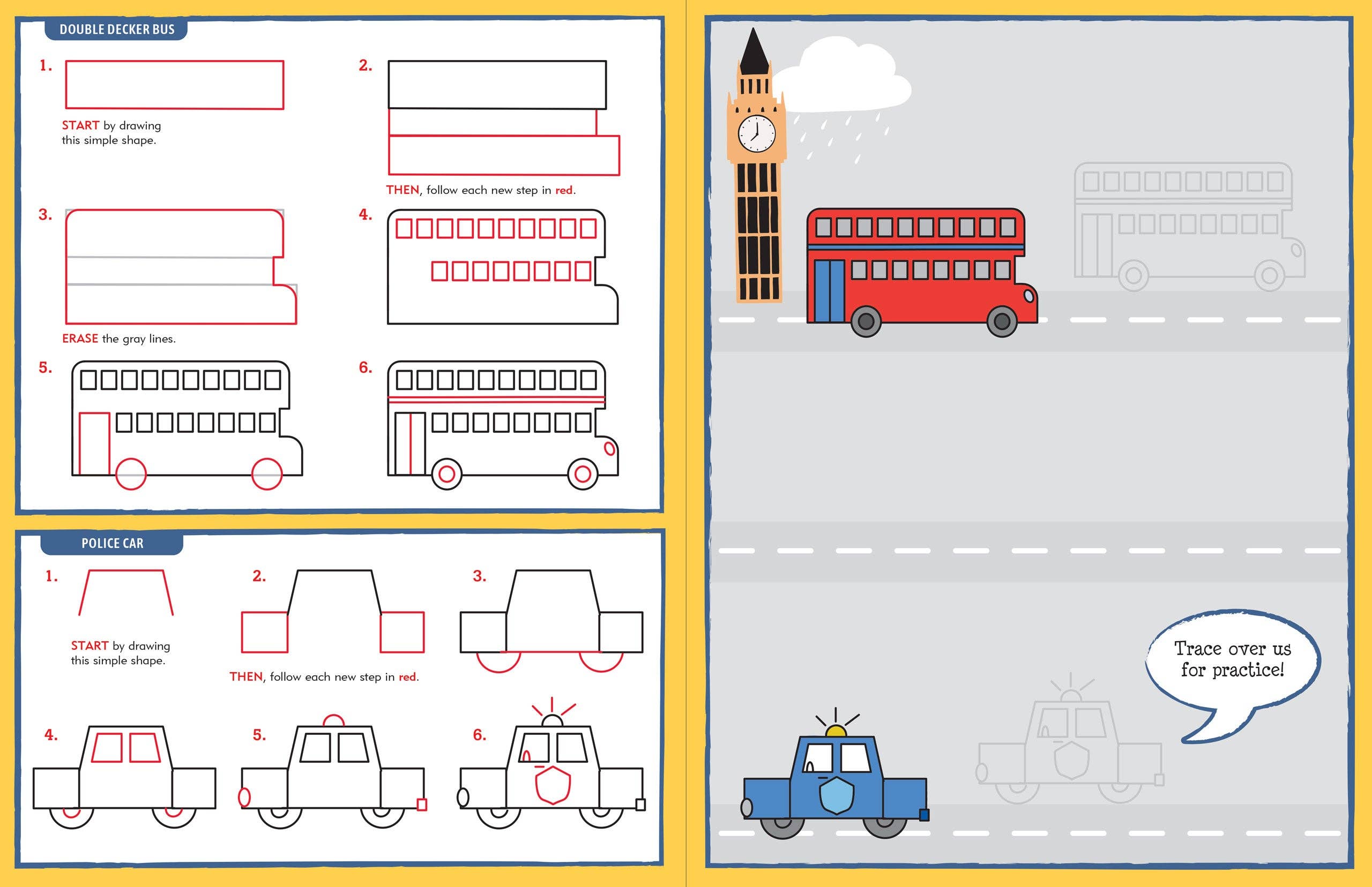 Learn to Draw . . . Cars, Trucks, &amp; Trains!
