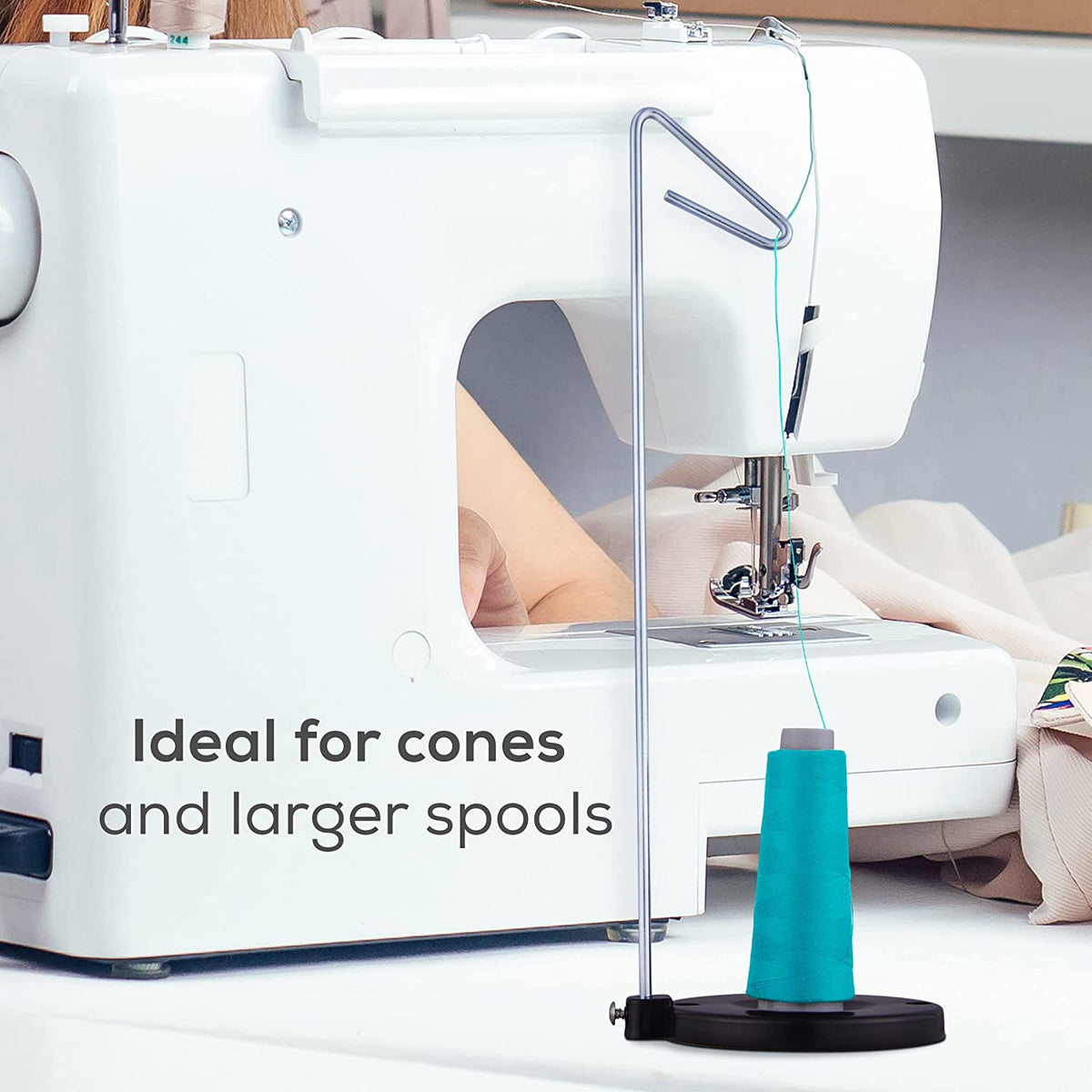 Single Thread Holder Stand For Sewing or Embroidering