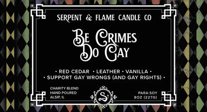 Be Crimes Do Gay 8oz Candle