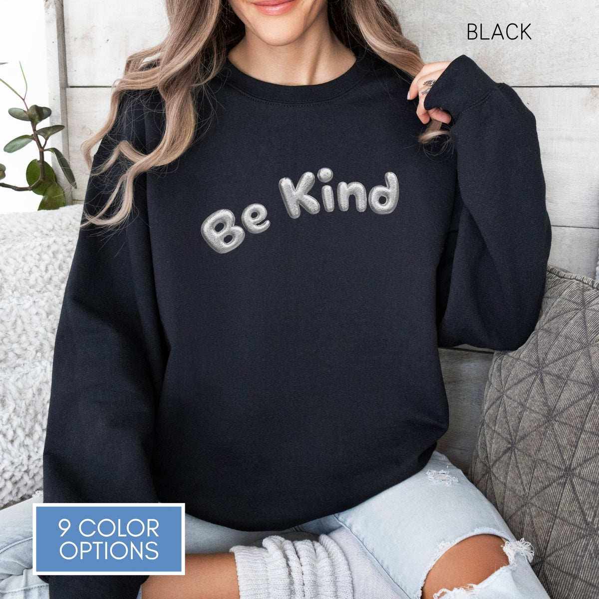 be-kind-puff-print-unisex-crewneck-sweatshirt-always-choose-kindness-black