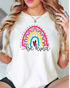 be kind rainbow shirt kindness graphic tee colorful design