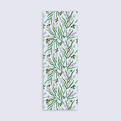Bee and lavender bookmark
