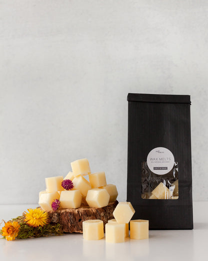 Oakmoss and Sage wax melts from Fig &amp; Grove in a small-batch package