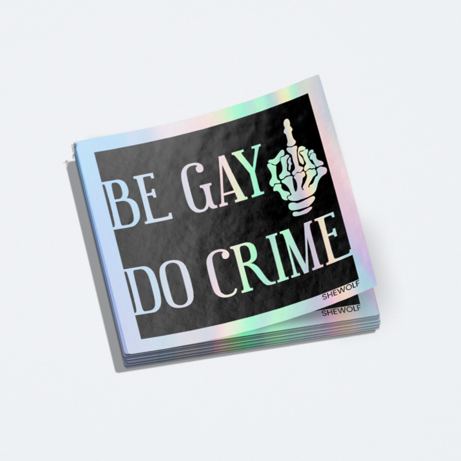 Be gay do crime sticker
