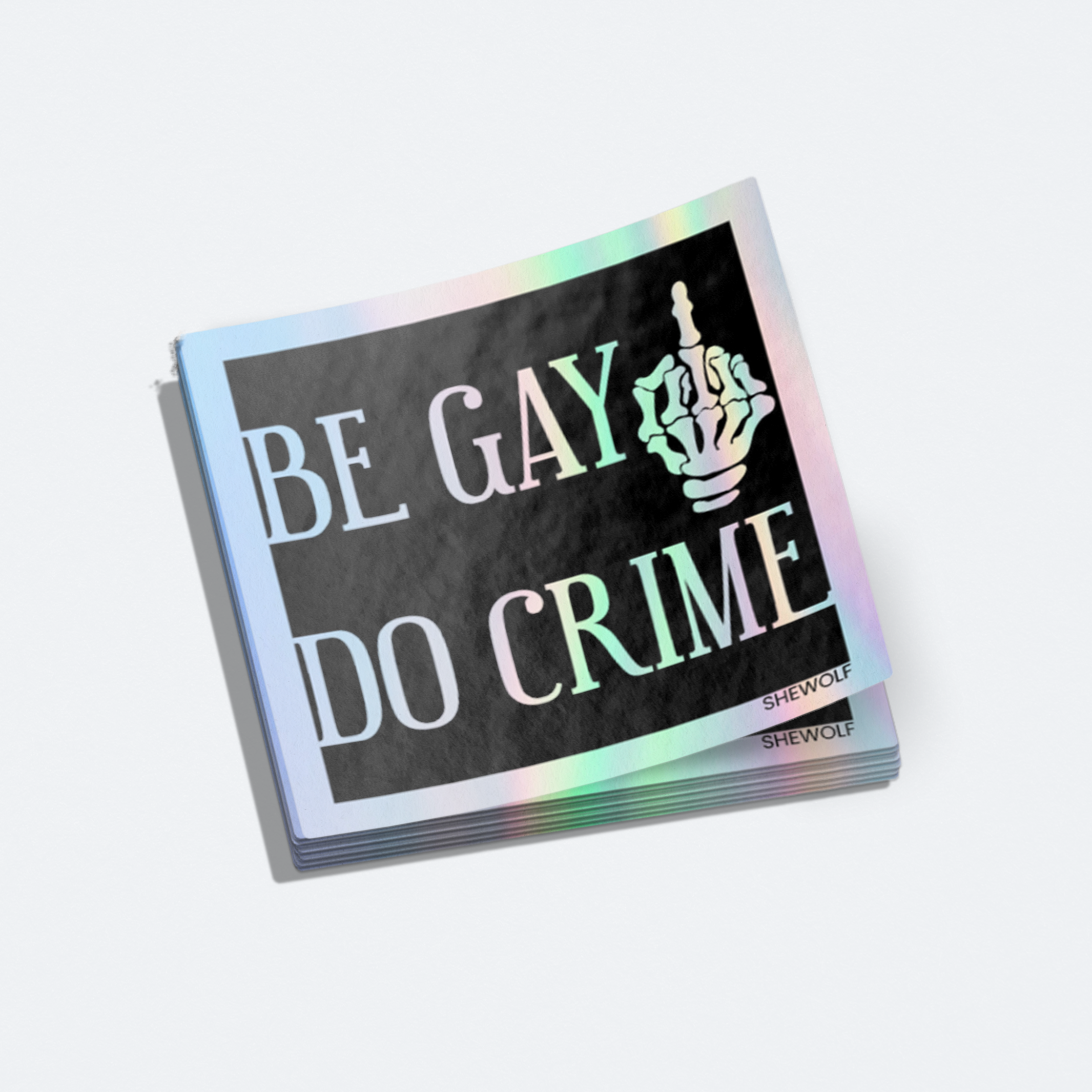 Be gay do crime sticker