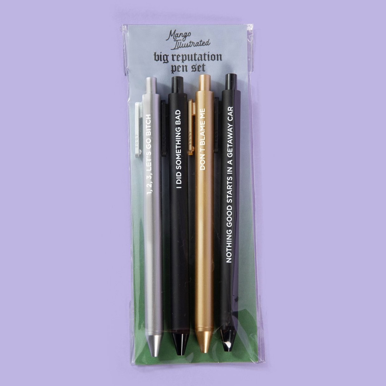Big Reputation gel pen set - MangoIllustrated - Pens