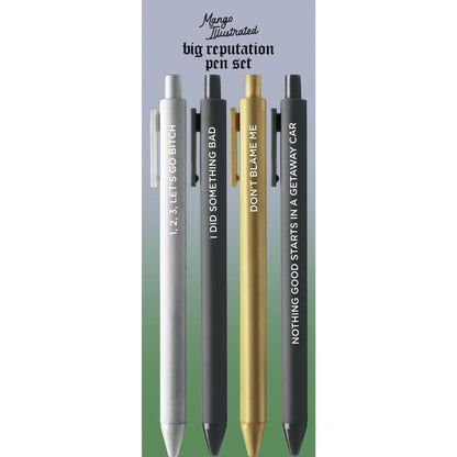 Big Reputation gel pen set - MangoIllustrated - Pen Sets