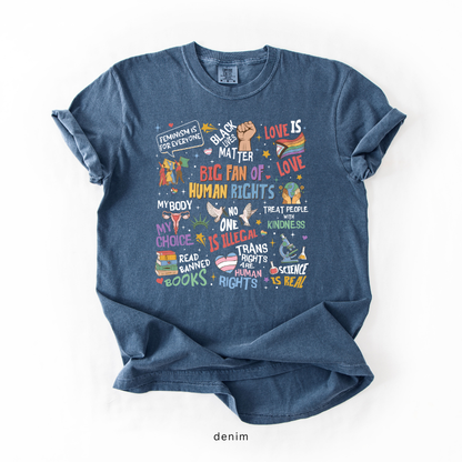 Big Fan of Human Rights Shirt