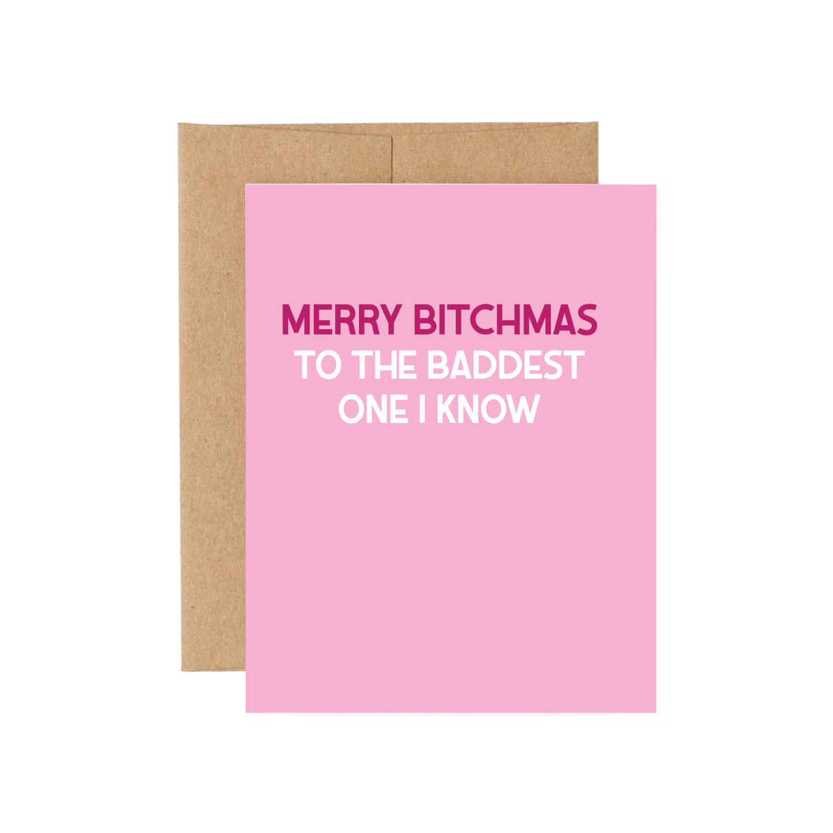 Merry Bitchmas Holiday Card