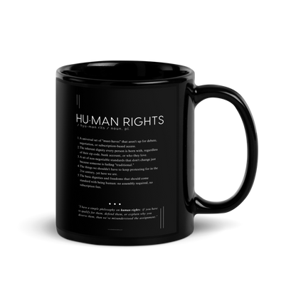 Coffee Mug (11oz) - Human Rights - Defined: Terms for Our Time (Black or White)