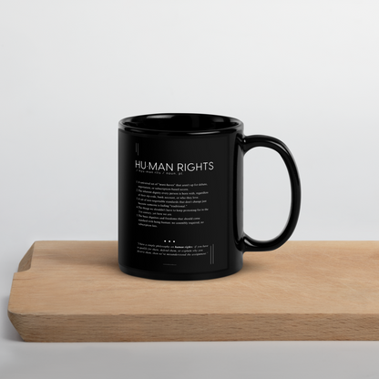 Coffee Mug (11oz) - Human Rights - Defined: Terms for Our Time (Black or White)