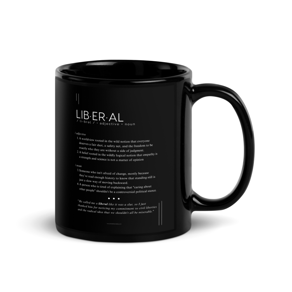 Coffee Mug (11oz) - Liberal - Defined: Terms for Our Time (Black or White)