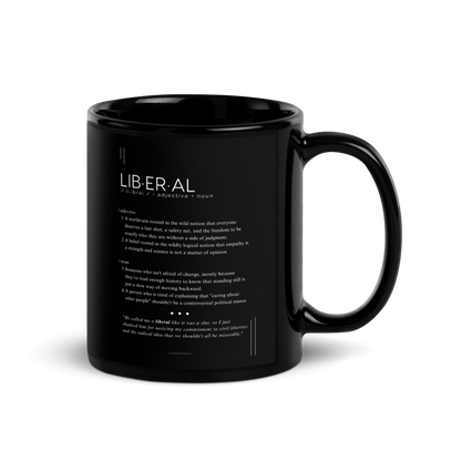 Coffee Mug (11oz) - Liberal - Defined: Terms for Our Time (Black or White)