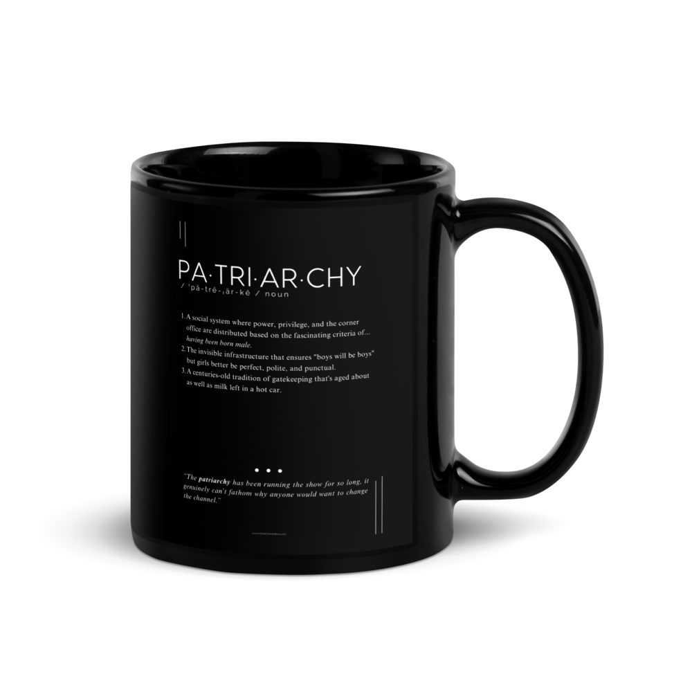 Coffee Mug (11oz) - Patriarchy - Defined: Terms for Our Time (Black or White)