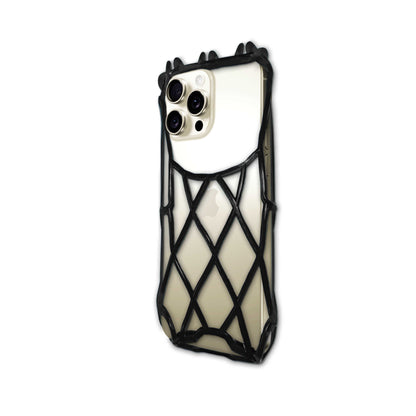 Flexēsoft silicone netting for your phone. Black