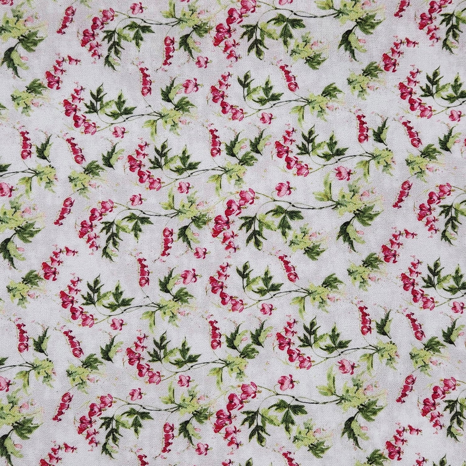 100% Cotton Napkins - Set of 2 - Bleeding Heart Plant