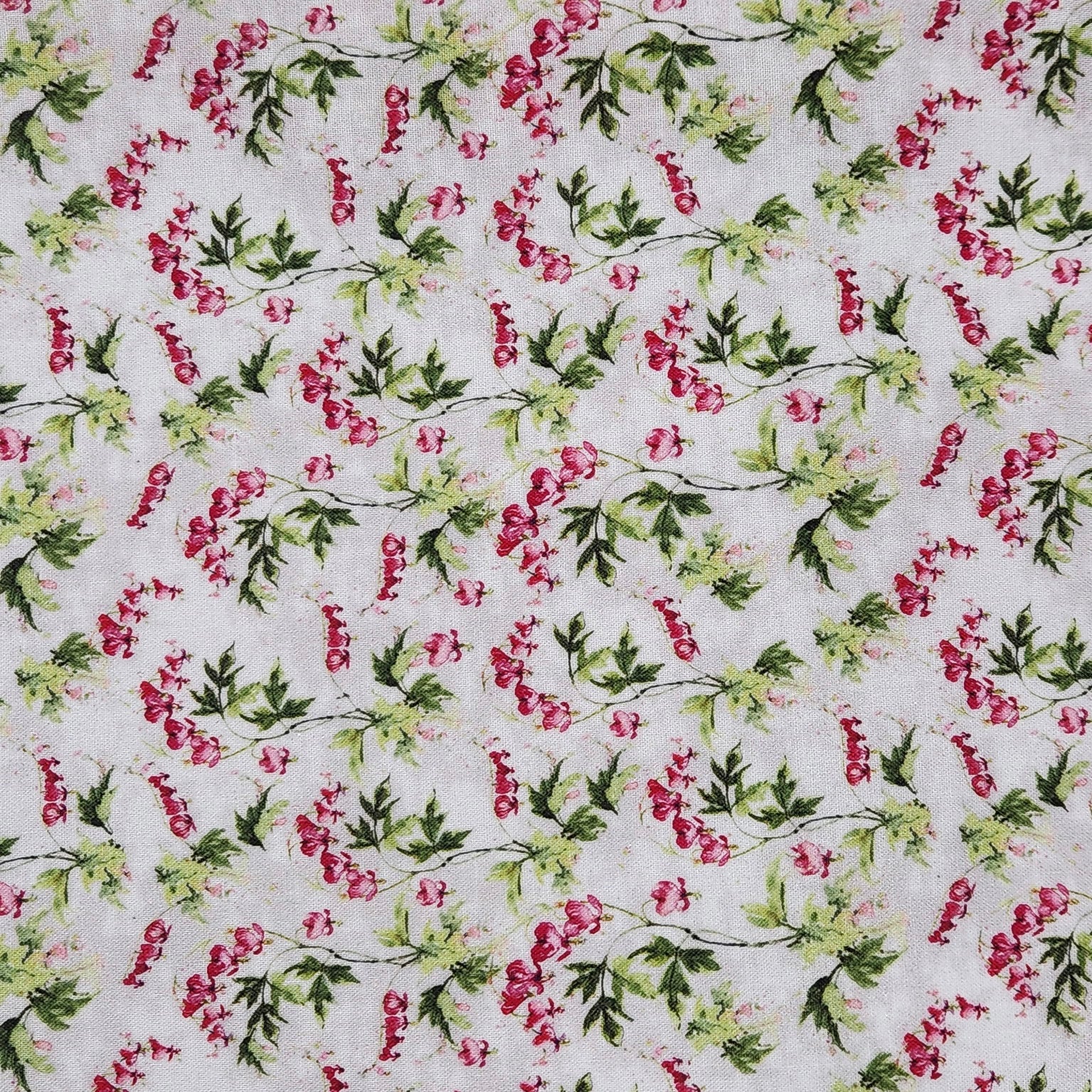 100% Cotton Napkins - Set of 2 - Bleeding Heart Plant