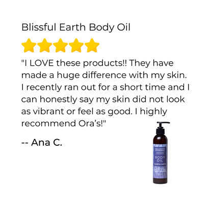 Blissful Earth Body Oil Product Review