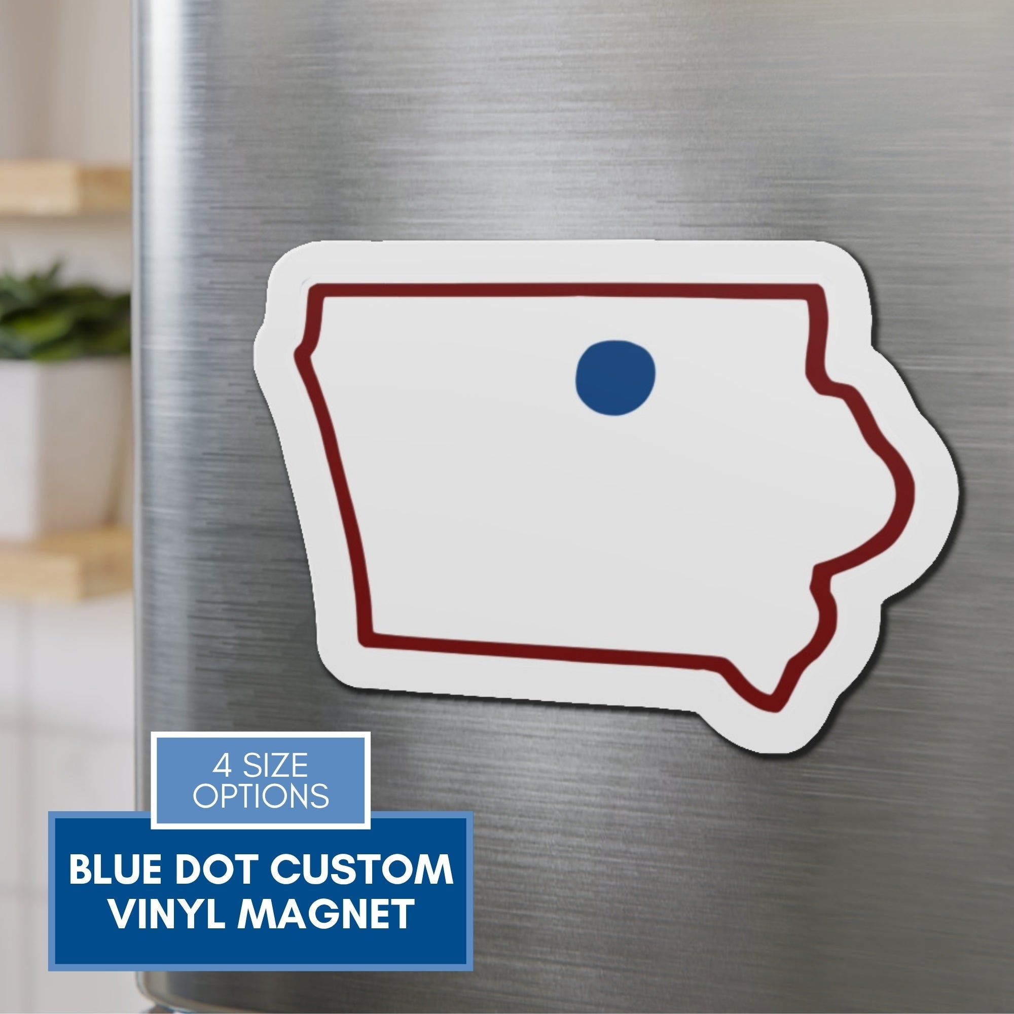 blue-dot-red-state-die-cut-vinyl-magnet-customized-democratic-activist-car-decor
