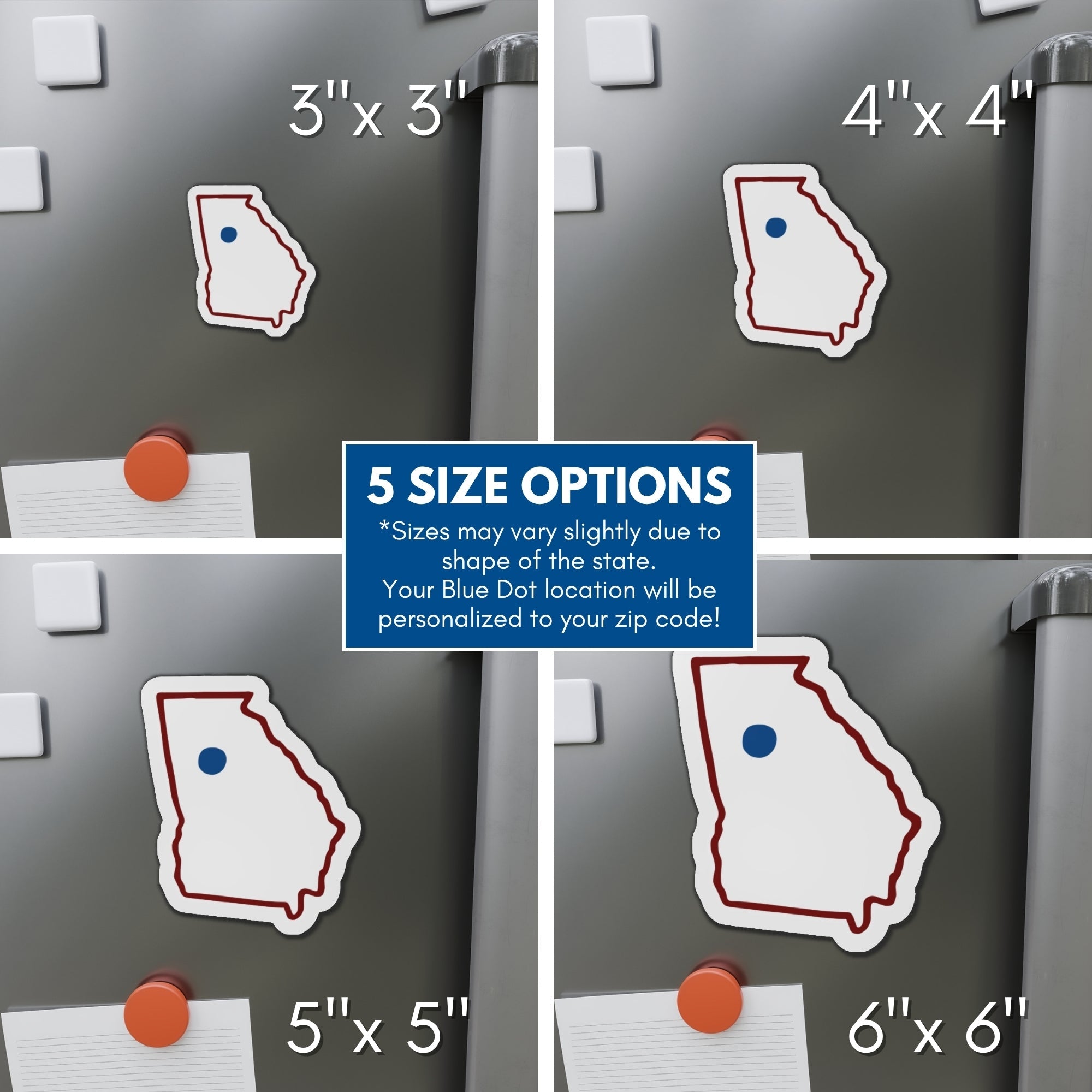 blue-dot-red-state-die-cut-vinyl-magnet-customized-democratic-activist-car-decor-size-options