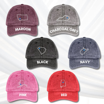 blue-dot-red-state-vintage-embroidered-dad-hats-progressive-baseball-cap-democratic-apparel-personalized-custom
