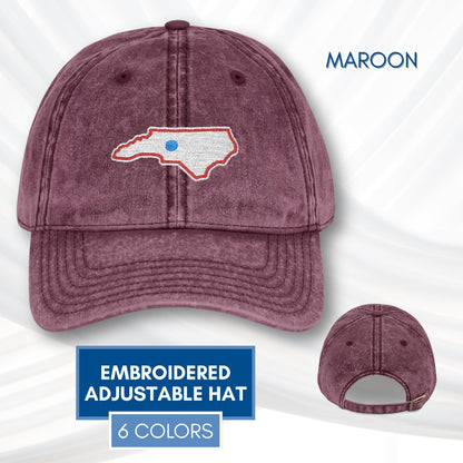 blue-dot-red-state-vintage-embroidered-dad-hats-progressive-baseball-cap-democratic-apparel-personalized-custom-maroon