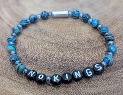 No Kings Stretch Bracelet, Protest Bracelet, Take a Stand